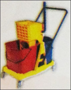 Double Bucket Wringer Trolley