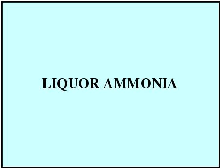 Liquor Ammonia