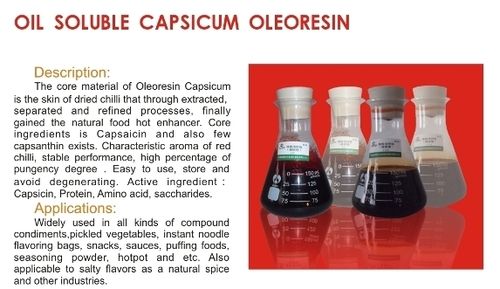 Paprika Oleoresin - Natural Extract from Dried Paprika Fruits, Dark Red Liquid with Pure Intense Flavor