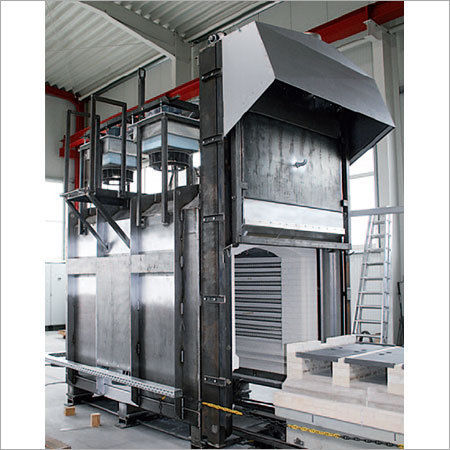 Trolley Hearth Furnace With Insertable Ventilators Up To 800c