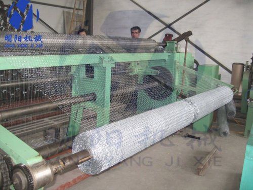 Double Twisted Hexagonal Wire Mesh Nitting Machine