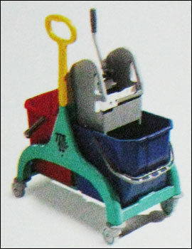 Wash Trolley With Plastic Handles