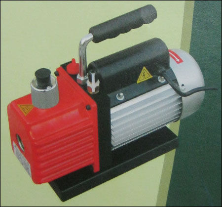 Vacuum Pump: "Oil Filled Single Stage"