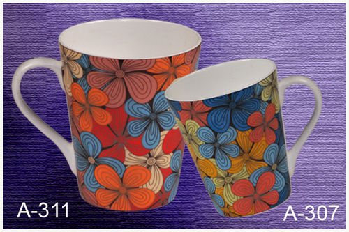 Bone China Mug - Large & Small Sizes, Customizable Designs with Mesmerizing Colors and Smooth Finish