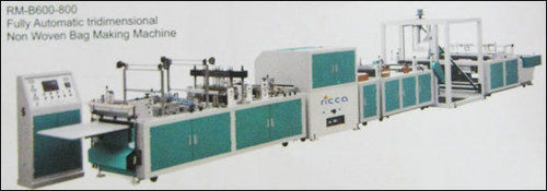 Fully Automatic Tridimensional Non Woven Bag Making Machine (Rm-B600-800)