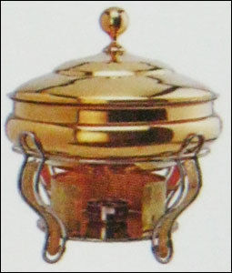 Black & Silver Brass Handi Chafing Dish