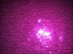Full Sequin Embroidery Polyester Dyed Fabrics