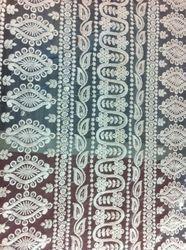 Schiffli Dyeable Embroidery Fabric