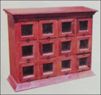 Wooden Cabinet Twelve Drawer