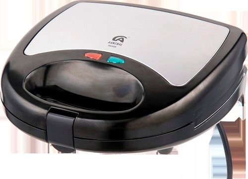 Sandwich Maker - Model ASSM-03, 750W Power, 230V , Non-Stick Plates, Automatic Thermostat, Detachable Plates, Cool Touch Body & Handle, Overheating Protection