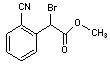  मिथाइल 2-ब्रोमो-2- (2-सायनोफेनिल) एसीटेट 