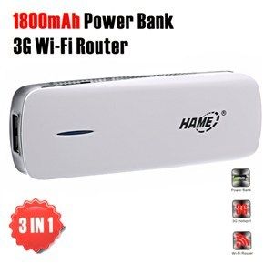 Power Bank - 1800mAh Lithium Battery, 4 Hours Working Time | Supports Apple Devices, Wi-Fi Sharing for 20 Clients