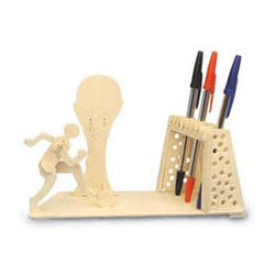 Decorative Wooden Pen Holder