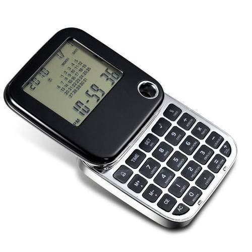 Calculator With Clock