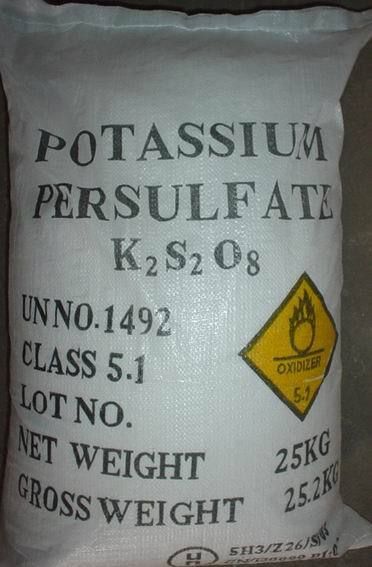 Potassium Persulfate - Assay 99.0%min, Active Oxygen 5.85%max | Ideal for Metal Surface Cleaning and Polymerisation Initiation