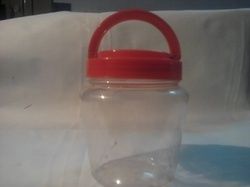 Handle Cap Plastic Jar (500gm)