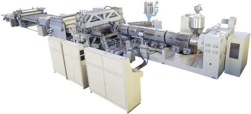 Pc/ Pp Hollow Grid Plate Extrusion Line