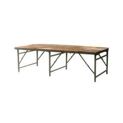 Banquet Tables - Durable Wood and Metal Design | Custom Shapes and Dimensions Available