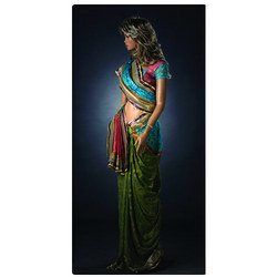 डिज़ाइनर सिल्क साड़ी