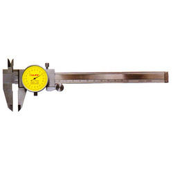 Dial Calipers - Yellow Dial for Enhanced Visibility | Rack & Pinion Mechanism, Shock Proof Movement, Versatile Measurement Options