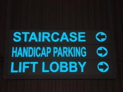 Glass Facade Sign