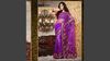 Lavender Net Embroidery Saree