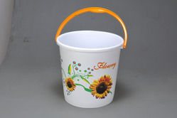 Durable Plastic Printed Bucket