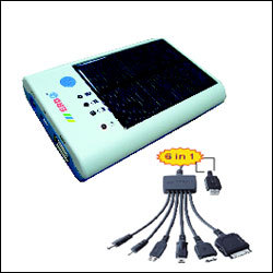 बैटरी पैक के साथ सोलर चार्जर