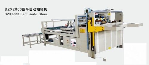 Bzx2800 Type Semi-auto Gluer Machine