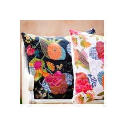 New Gudri Kantha Quilted Cushion