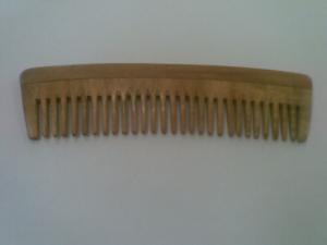 Neem Wood Comb - Herbal Medicated Design | Naturally Fights Hair Loss, Dandruff, and Lice While Distributing Oils Effectively