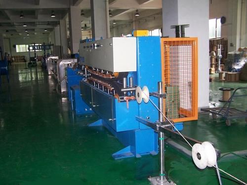 Optical cable sheathing line