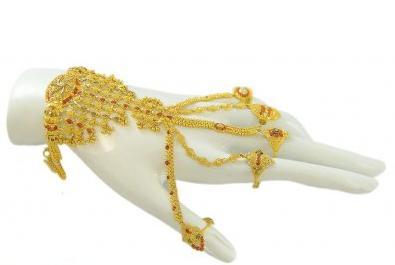 22k Gold Designer Bridal Bracelet