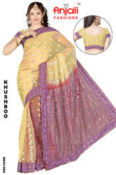 Laser Embroidered Sarees