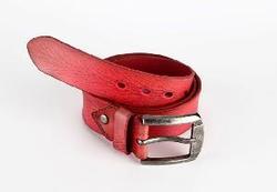 Red Leather Belt