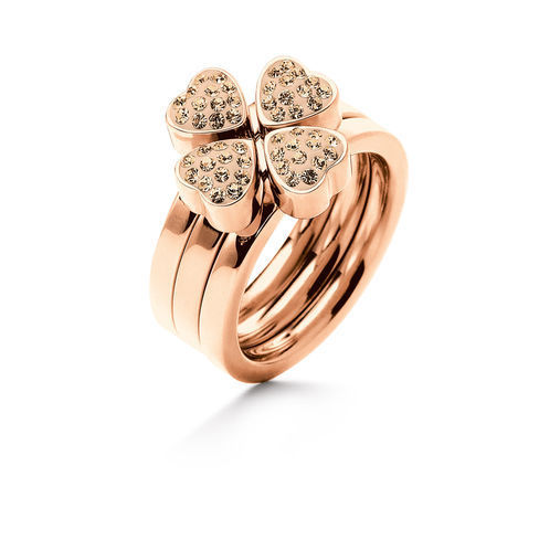 Brocade Rose Gold Plated Ring