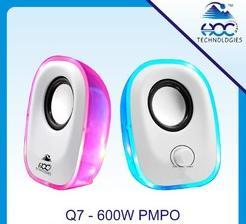  2.0 USB Q7 स्पीकर 600 W PMPO 