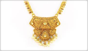 Bridal Gold Diamond Necklaces