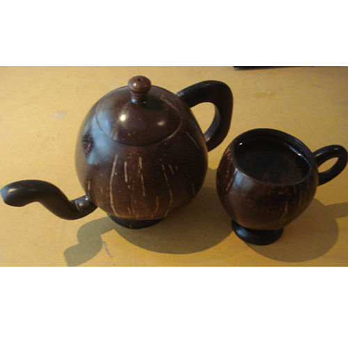 Coconut Shell Tea Set CS39