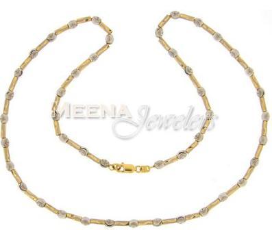 22 Kt Gold Stylish Chain