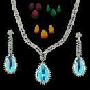 Designer Diamond Necklace Set