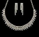 Fancy Diamond Necklace Set