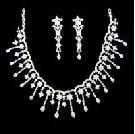 Ladies Diamond Necklace Set