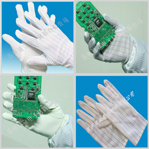 Pvc Dotted Antistatic Gloves