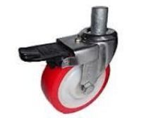 Red Polyurethane Caster Wheels