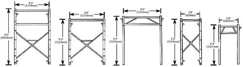 Shore "X" 11 Kip/leg Shoring Frames