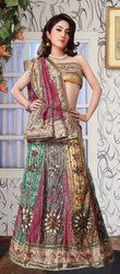 Multi Colored Lehenga Saree