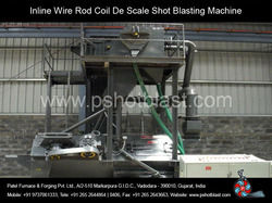 Inline Wire Rod Coil De Scale Shot Blasting Machine