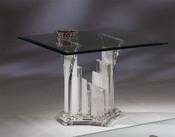 Rugged Design Acrylic Dining Table