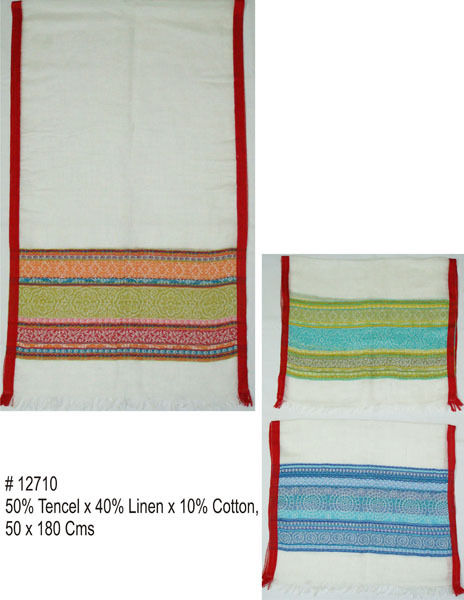 designer linen scarves